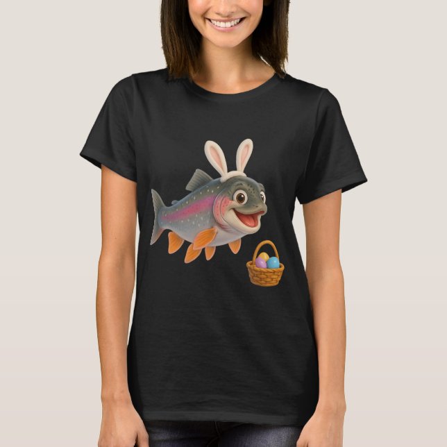Easter Rainbow Trout T-Shirt (Front)