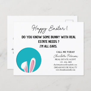 Easter Real Estate Marketing Farming  Holiday Postcard