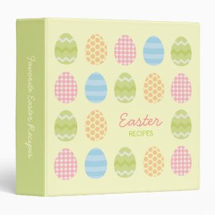 Easter Recipes binder