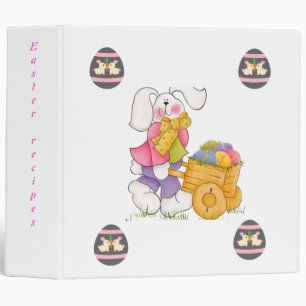 Easter recipes bunny binder