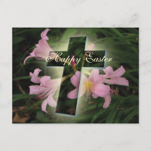 Easter Religious Holiday Postcard