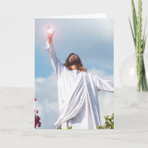 Easter Ressurected God Jesus Christ Greeting Card