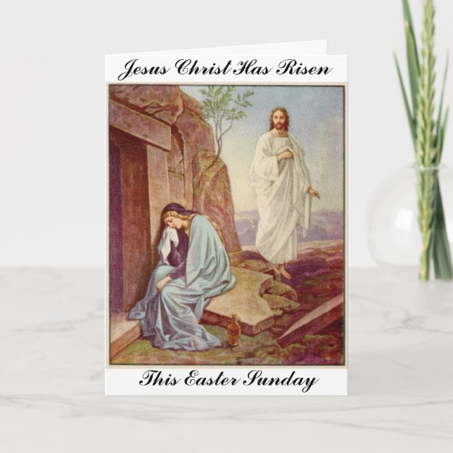 Easter Resurrection Day Holiday Card (Front)