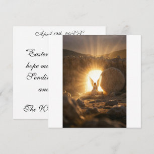 Easter Resurrection Greetings Card