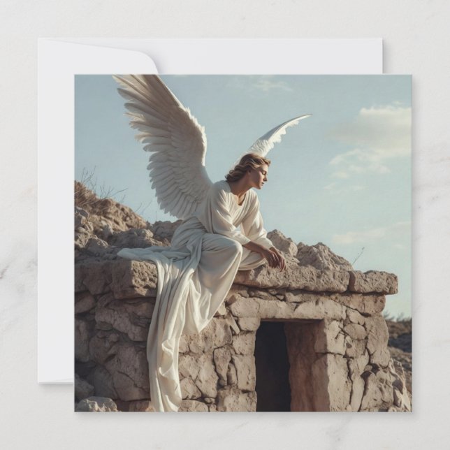 Easter Resurrection Greetings Card (Front)