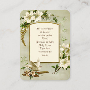 Easter Resurrection Holy Cards Paschal Prayer