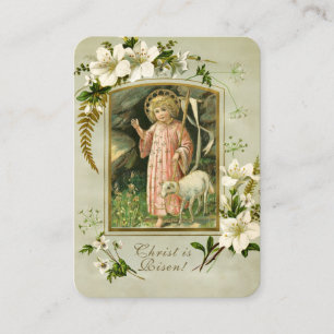 Easter Resurrection Holy Cards Paschal Prayer