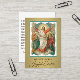 Easter Resurrection Holy Cards w/prayer St. John