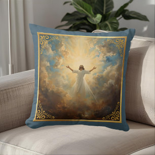 Easter Resurrection Religious Throw Pillow