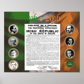 Easter Rising 1916 - 2016 Poster commémoratif