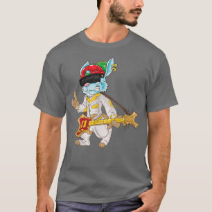Easter Rock n Roll Bunny Electric Guitar  T-Shirt