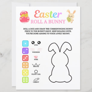 Easter Roll A Bunny Game