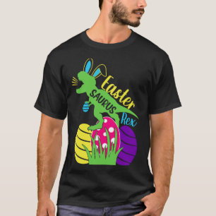 Easter Saurus Rex Dinosaur Easter T-Shirt