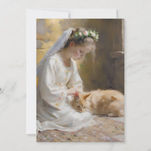 Easter Scene A - Oils Holiday Card