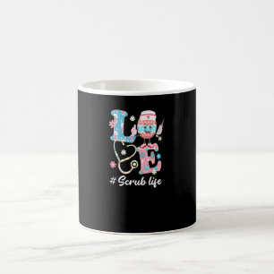 Easter Scrub Life Stethoscope Nurse Easter Day Egg Coffee Mug