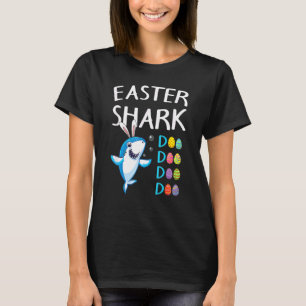 Easter Shark Bunny Kids Toddler Women Men Easter D T-Shirt