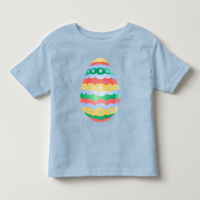 Easter Shirt Toddler Festive Easter Egg T-shirt (Front)