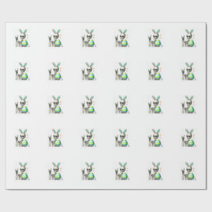 Easter Skeleton Bunny Rock Hand Rocker Boys Kids M Wrapping Paper