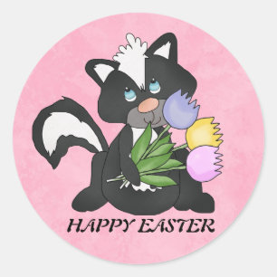 Easter Skunk Sticker