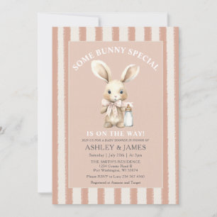 Easter Some Bunny is on the Way Baby Shower Invitation