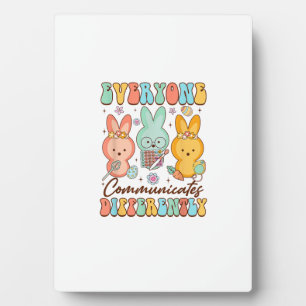 Easter Speech Therapy SLP Everyone Communicates Di Plaque