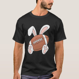 Easter Sport Happy Easter Bunny Playing Football B T-Shirt