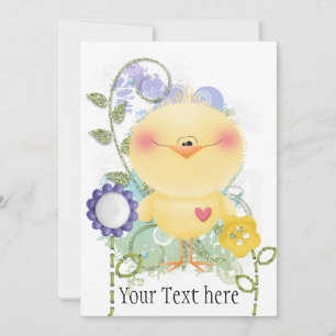 Easter Spring Chick Holiday Card