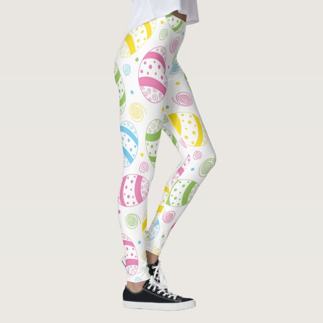 Easter Spring Pattern Leggings (Right)