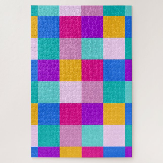 Easter Spring Squares  Jigsaw Puzzle (Vertical)