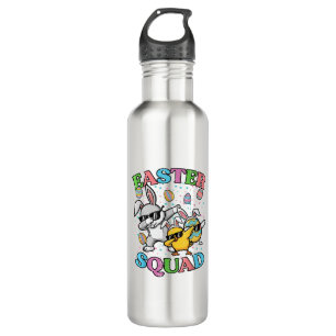 Easter Squad Bunny Egg Chick Dab Crew Matching Men 710 Ml Water Bottle