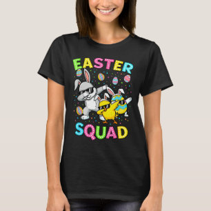 Easter squad bunny egg chick dab crew matching men T-Shirt