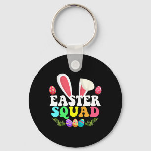 Easter Squad Family Matching Bunny Egg Hunting Ear Keychain