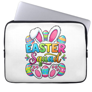 Easter Squad Family Matching Couple Easter Men Wom Laptop Sleeve