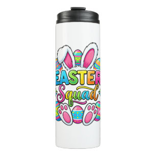 Easter Squad Family Matching Couple Easter Men Wom Thermal Tumbler