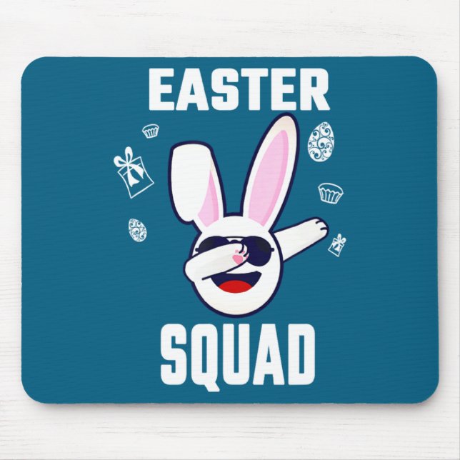Easter Squad Family Matching Easter Artwork Mouse Pad (Front)