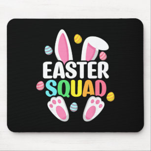 Easter Squad Family Matching Easter Day Bunny Egg Mouse Pad