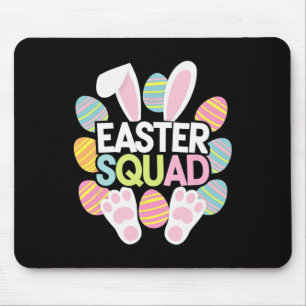 Easter Squad Family Matching Easter Day Bunny Egg Mouse Pad