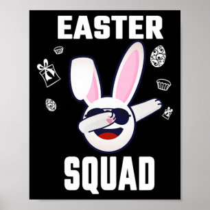 Easter Squad Family Matching Easter Day Group Men  Poster