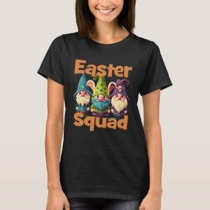 Easter Squad Family Matching Gnomes Bunny Egg Hunt T-Shirt