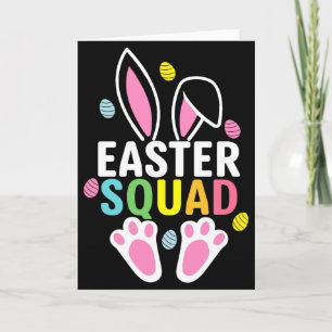 Easter Squad Funny Easter Sunday T Shirt Card
