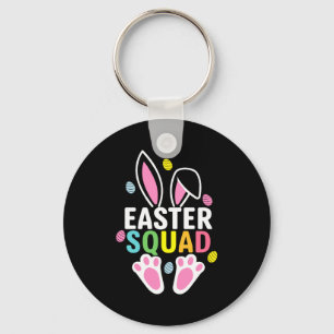 Easter Squad Funny Easter Sunday T Shirt Keychain