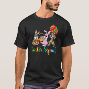 Easter Squad Happy Easter Cute Bunny Kids Crew Hun T-Shirt