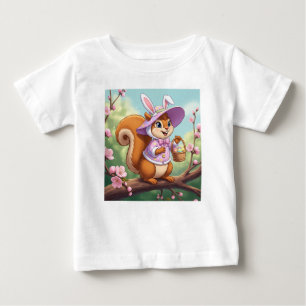 Easter Squirrel Baby T-Shirt