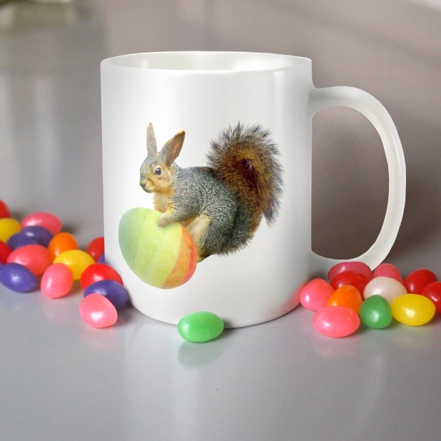Easter Squirrel with  Rainbow Egg Mug (Creator Uploaded)