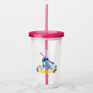Easter Stitch   Hippity Hoppity Hooray Acrylic Tumbler