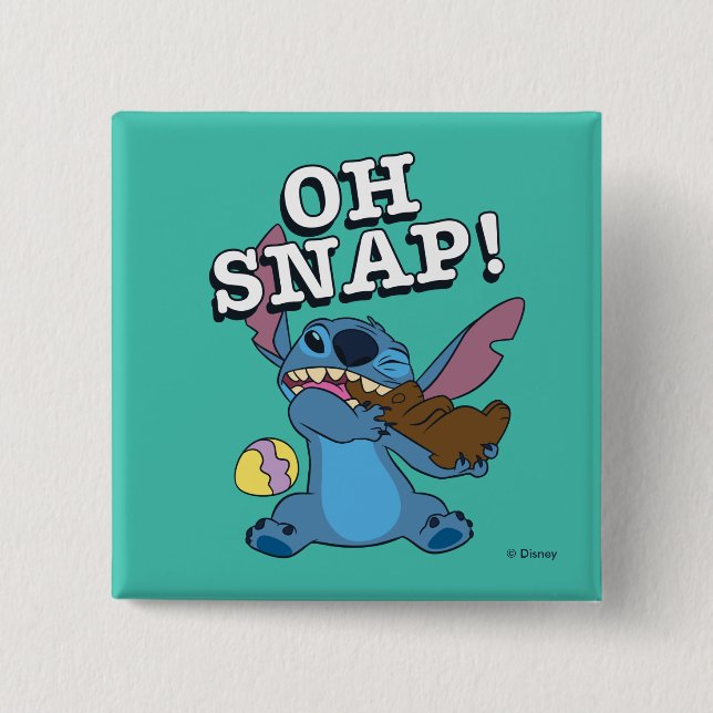 Easter Stitch | Oh Snap! 2 Inch Square Button (Front)