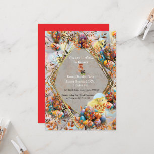 Easter Sunday Birthday Celebrations Invitation