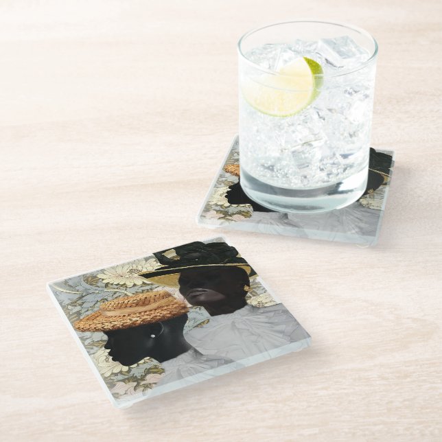 Easter Sunday Morning, 1919 Glass Coaster (Angled)