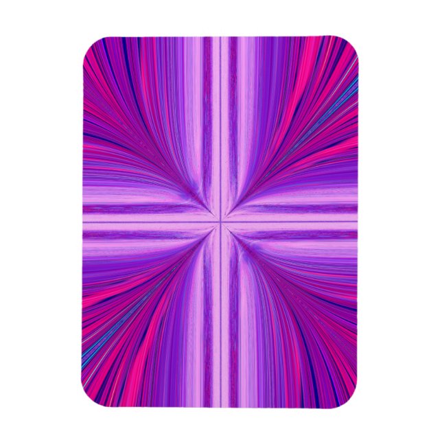 Easter Sunday Sunrise Resurrection Fractal Magnet (Vertical)