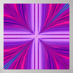 Easter Sunday Sunrise Resurrection Fractal Poster
